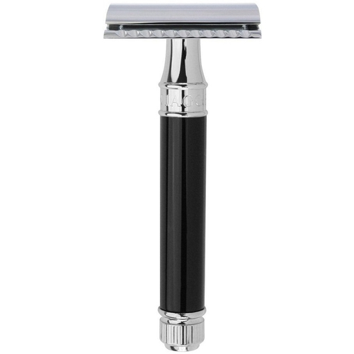 Edwin Jagger Black DE86BL - Станок Т-образный черная смола хром