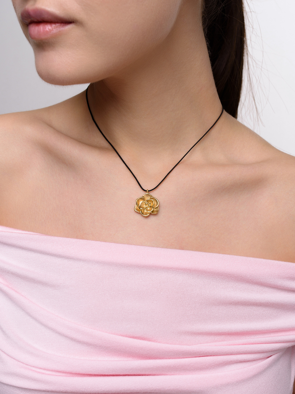 Колье "Lace flower" Gold