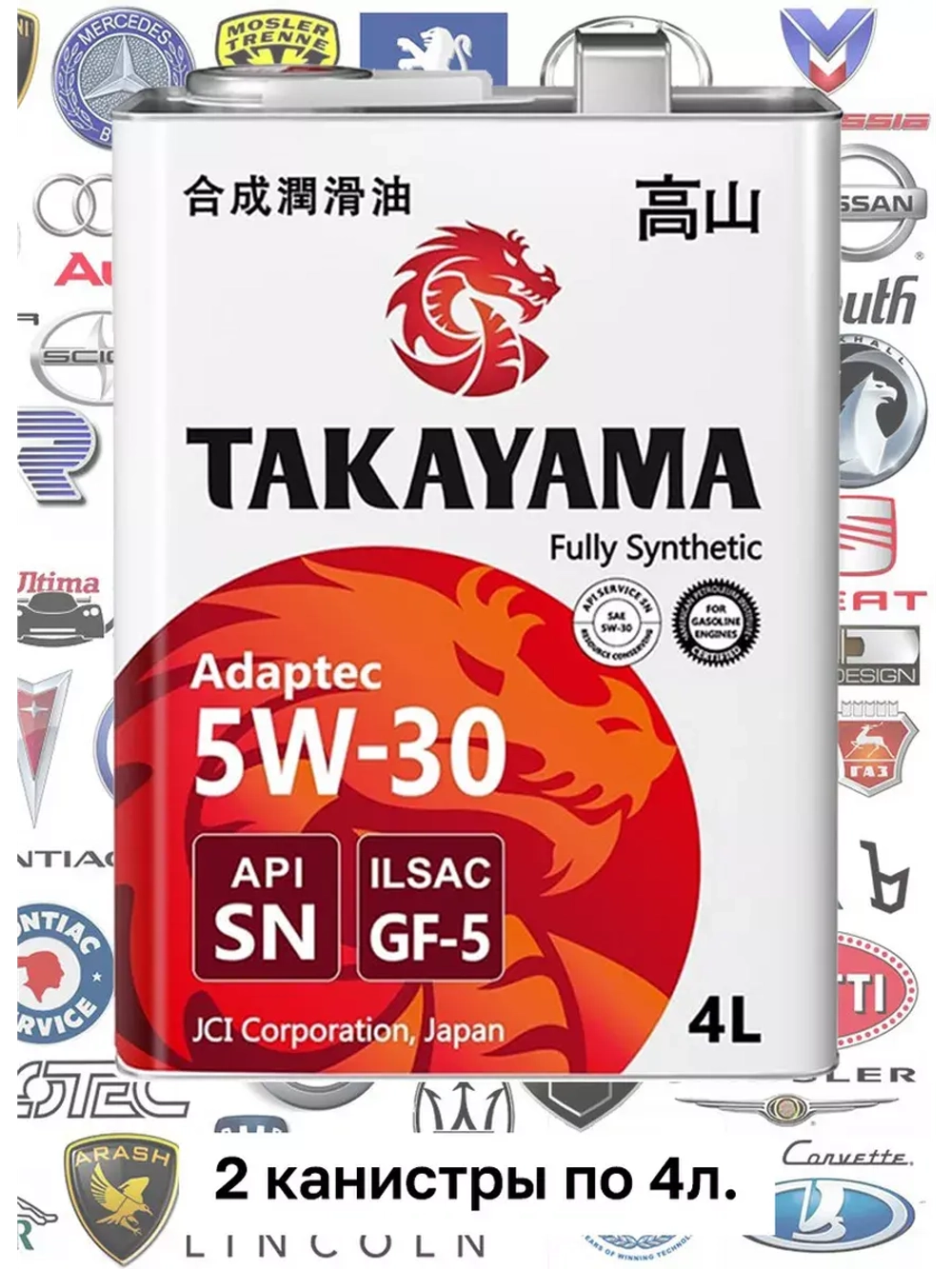 TAKAYAMA SAE 5W30 ILSAC GF 5, API SN 8л.
