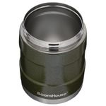 Термос 1,2 л для еды/напитков с широким горлом, BOOMHOUSE (БУМХАУС) RIBBED, контейнер, нержавеющая сталь SUS304, 700323