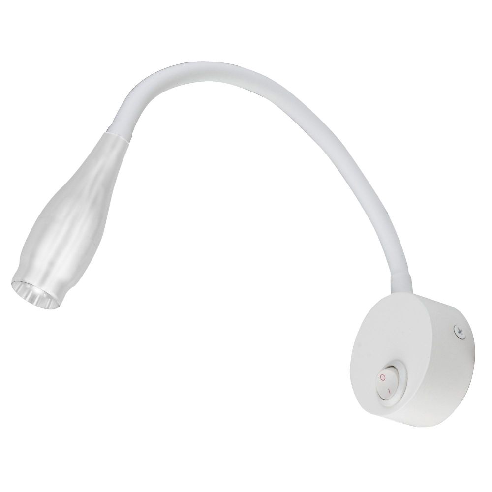 ULT-F22-3W-4000K IP20 WHITE Светильник светодиодный настенный гибкий для интерьерного освещения. 85-265В. Белый свет 4000К. Белый. TM Uniel