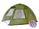 Палатка полуавтоматическая с большим тамбуром BTrace Home 4 (340х280х185 см)