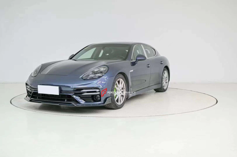Карбоновая губа переднего бампера для PORSCHE PANAMERA 971 / 971.2 TURBO S 2016–2024