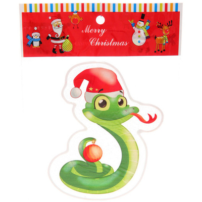 Наклейка на стекло «Загадочная змейка» 15*20 см