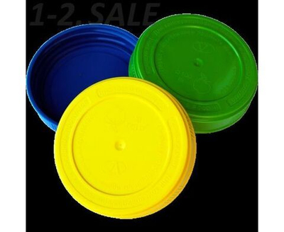 Крышка полиэтиленовая винтовая Твист-офф для слива d-100 2шт.