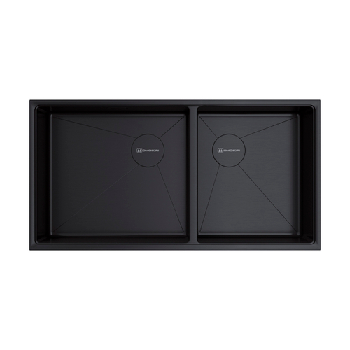 кухонная мойка Omoikiri Taki 85-2-LB-U/IF Side-GB нерж. сталь/графит