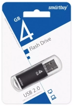 4GB USB Smartbuy V-Cut black