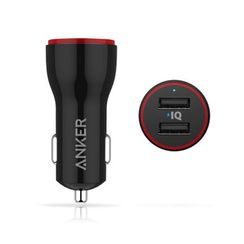 Автомобильное зарядное устройство Anker Powerdrive 2 24W 4.8А, цвет черный (A2310G11/A2310H11)