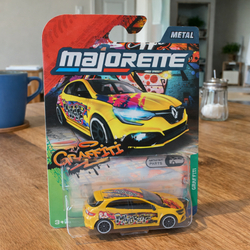 Металлическая машинка Majorette Graffiti Renault Megane R 4100002 6.S. 1:64 4100002 6 — фото 2