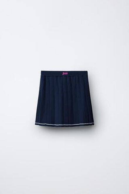 ZARA ЮБКА В СКЛАДКУ PENN ©, МОСРКОЙ ТЕМНО-СИНИЙ