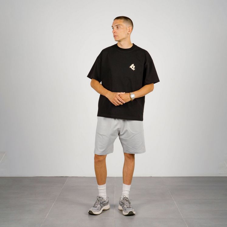 Футболка UNIFORM Heavy Bubble, черный/бежевый