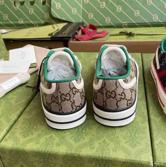 Мужские кеды GUCCI TENNIS, бежевый