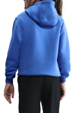 Кофта для мальчика теннисная Nike Kids Sportswear Club Fleece Hoodie - comet blue/white
