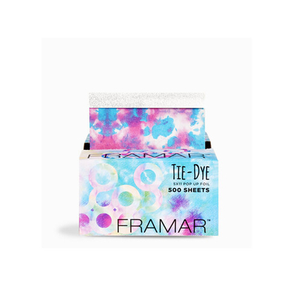 Вытяжная фольга с тиснением «Тай-Дай» POP UPS TIE DYE Framar 500 листов