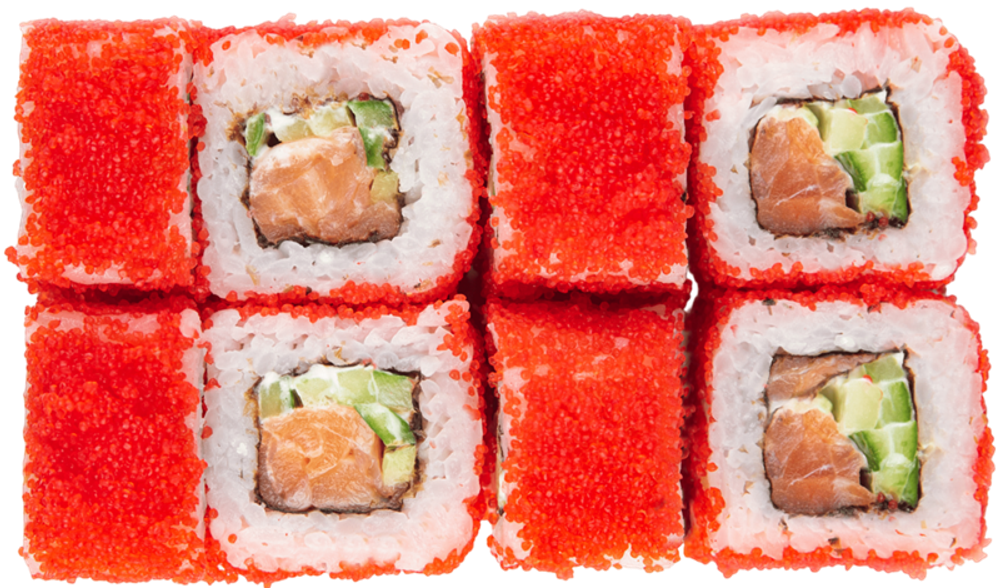 Ролл «Калифорния с лососем»