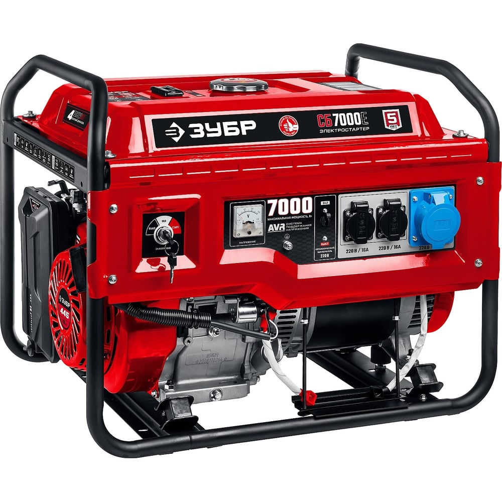 Бензиновый генератор ЗУБР СБ-7000Е