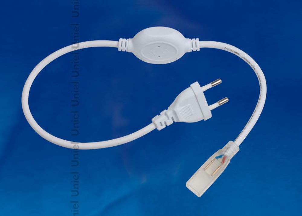UCX-SP2/A67-NNN WHITE 1 STICKER Провод электрический для подключения монохромных светодиодных лент ULS-3528 сетевого напряжения к сети 220В