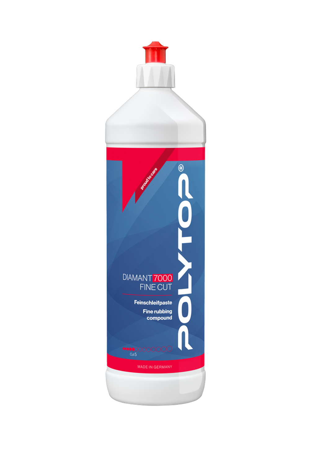 POLYTOP Diamant 7000 Fine Cut - Микроабразивная и антиголограммная полировальная паста (P5000), 1L