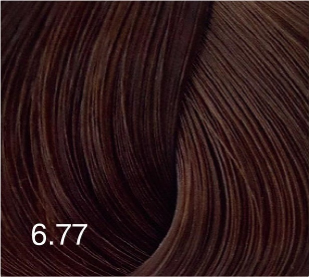 6.77 темно-русый интенсивный шоколадный , крем-краска для волос Bouticle/ Expert Color 100ml