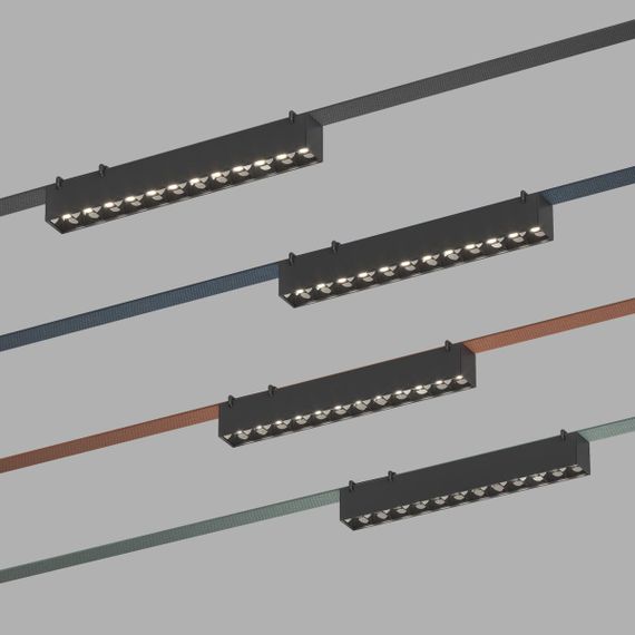 Трековый светильник Denkirs Belty Grill DK5670-BK