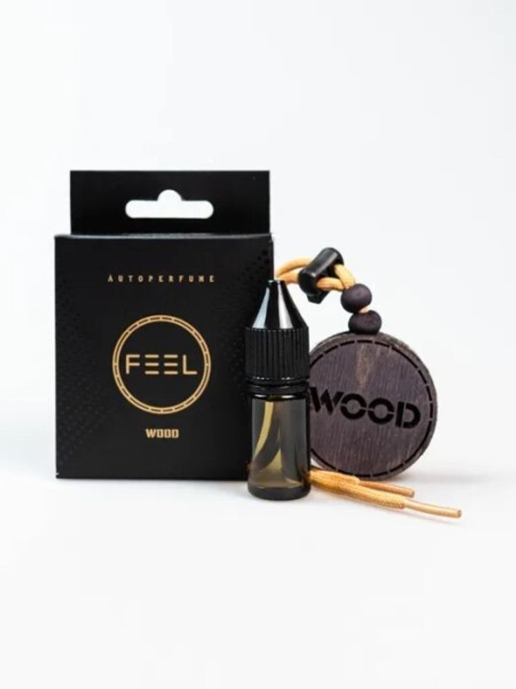 Ароматизатор подвесной WOOD URANUS + бустер (FEEL Autoperfume)