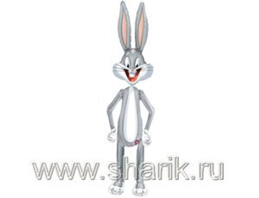 Шар фольгированный ( 208см) фигура ростовая, Багз Банни. 1шт