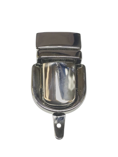 Замок для сумок 2,5*4,5 см никель