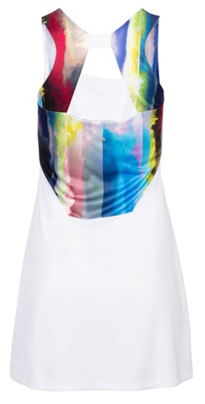 Теннисное платье Fila Dress Fleur - white/разноцветный