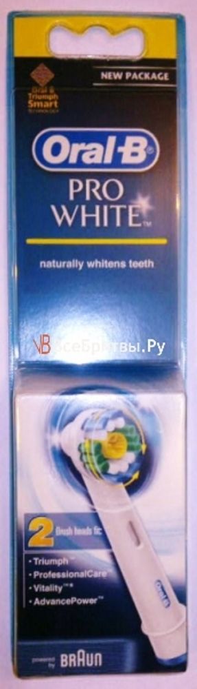 Oral-B сменные насадки Pro White 2шт