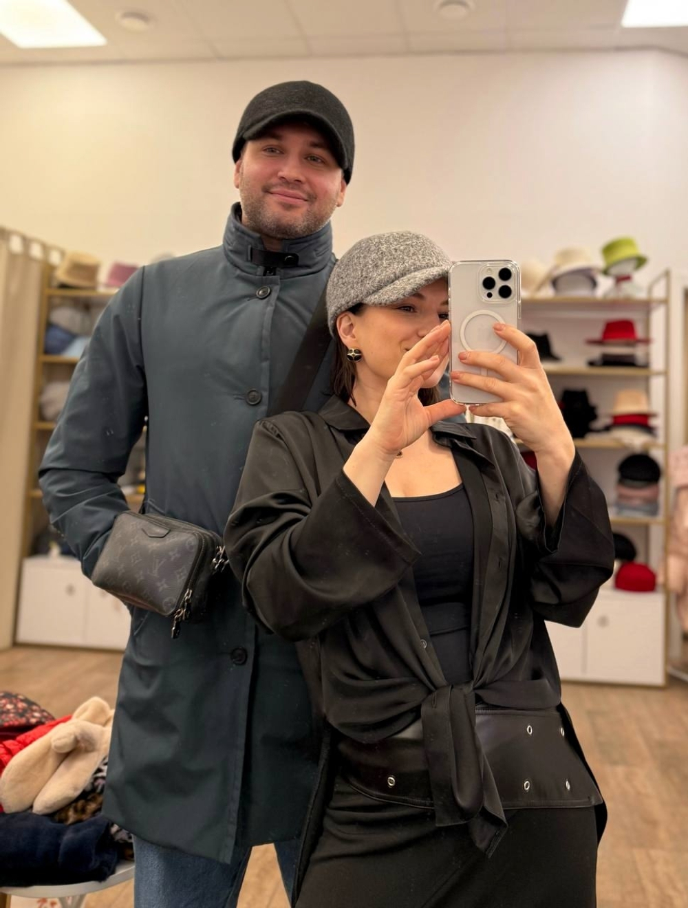 Рубашка шелк КРАСНЫЙ