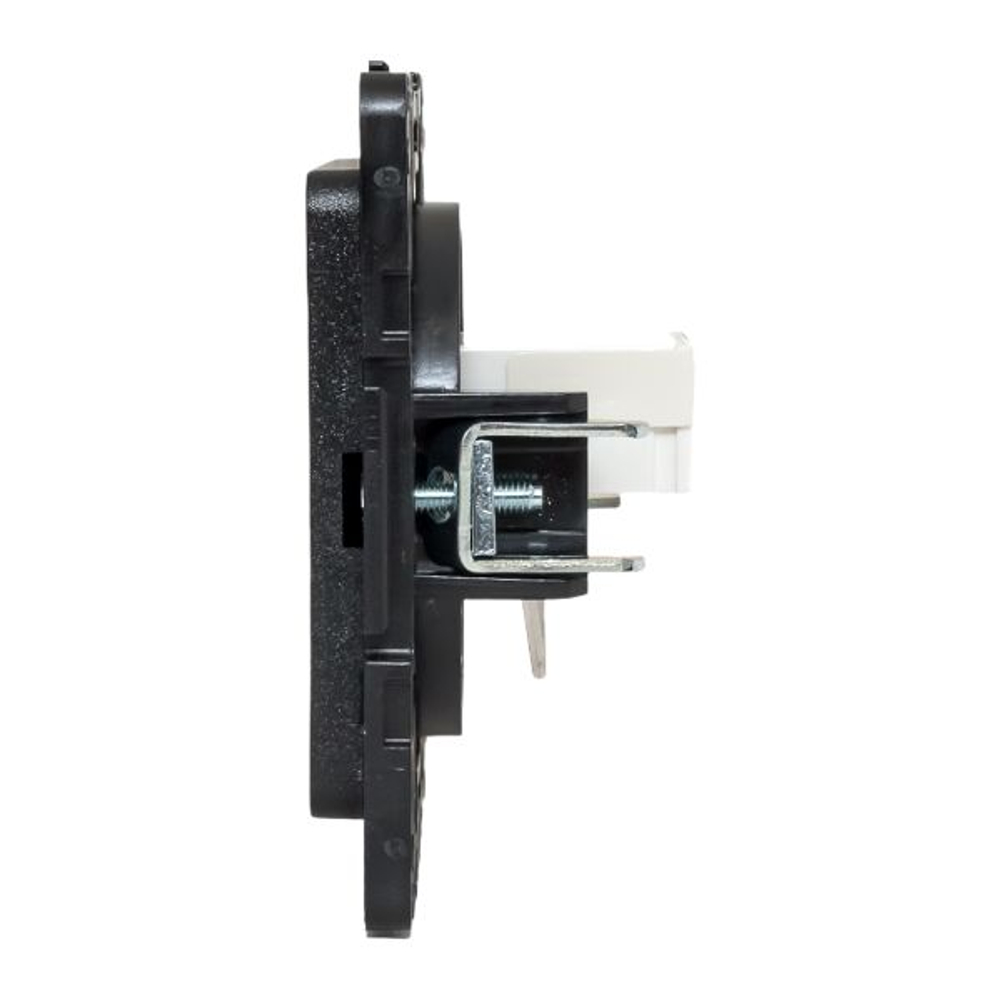 Стокгольм Механизм Розетки RJ-45 1-местной черный EKF