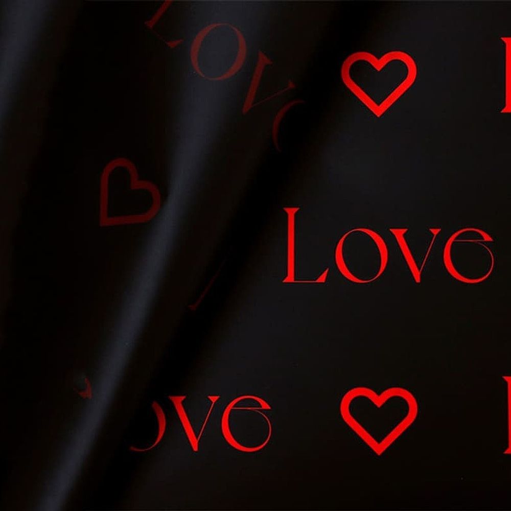 Пленка матовая "LOVE" 58*10м