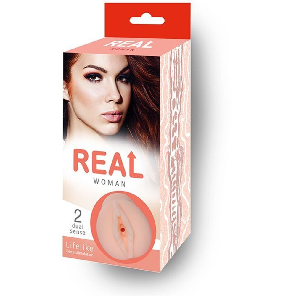 Ультра-реалистик мастурбатор Real Woman, Рыжая (Цвет: телесный)