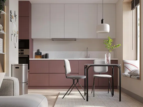 Доска сервировочная Marm, 21,5х33,5 см, черный мрамор/акация