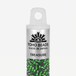 Японский бисер TOHO Treasure (№27B), с внутренним серебрением, прозрачный