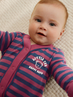 Комбинезон / Cлип для малышей Next F35-920, 3 шт., Бордовый, Голубой