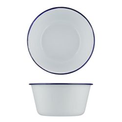 Салатник 1500 мл d 18,6 см h9,4 см Blue Rim эмалированая сталь SUNNEX [1]