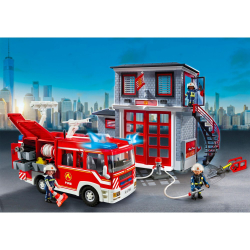 Playmobil - Action Heroes Здание пожарной станции + пожарная машина 71603 / артикул   71603  / GTIN 4008789716033
