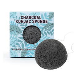 Trimay Charcoal Konjac Sponge спонж конняку с древесным углем