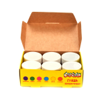 Гуашь 6 цветов 17 мл перламутр (Каляка-Маляка)