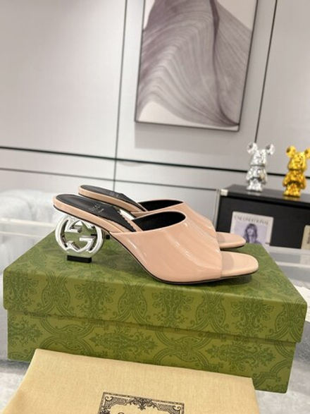 Gucci Interlocking G Heel Sandal 5.5 cm