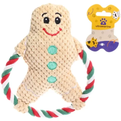 Игрушка для собаки «ЛАПУСИКИ», печенька, шуршалка, 20*6,5см