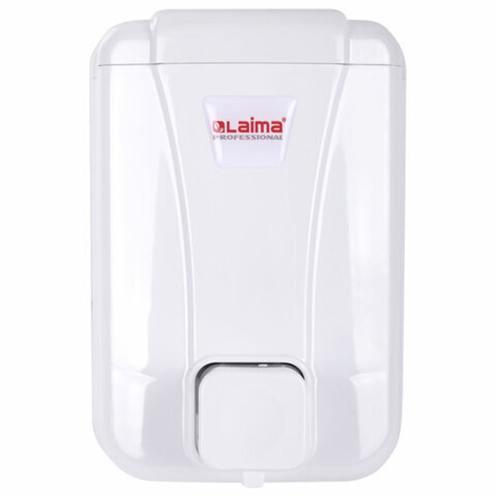 Диспенсер для жидкого мыла LAIMA PROFESSIONAL LSA, НАЛИВНОЙ, 0,5 л, белый, ABS-пластик, 607994, 3420-0