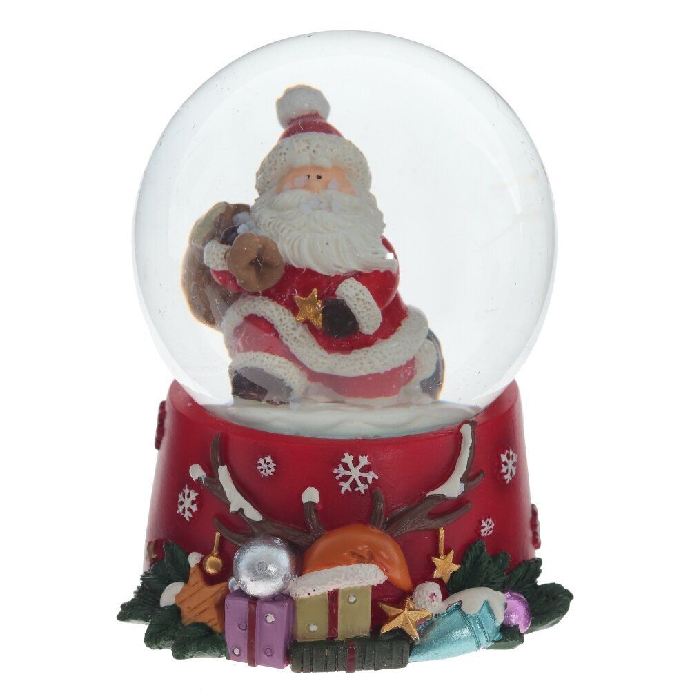 GAEM Фигурка декор в стекл шаре "Дед Мороз"", D6 см, L7 W7 H9 см, 2в.