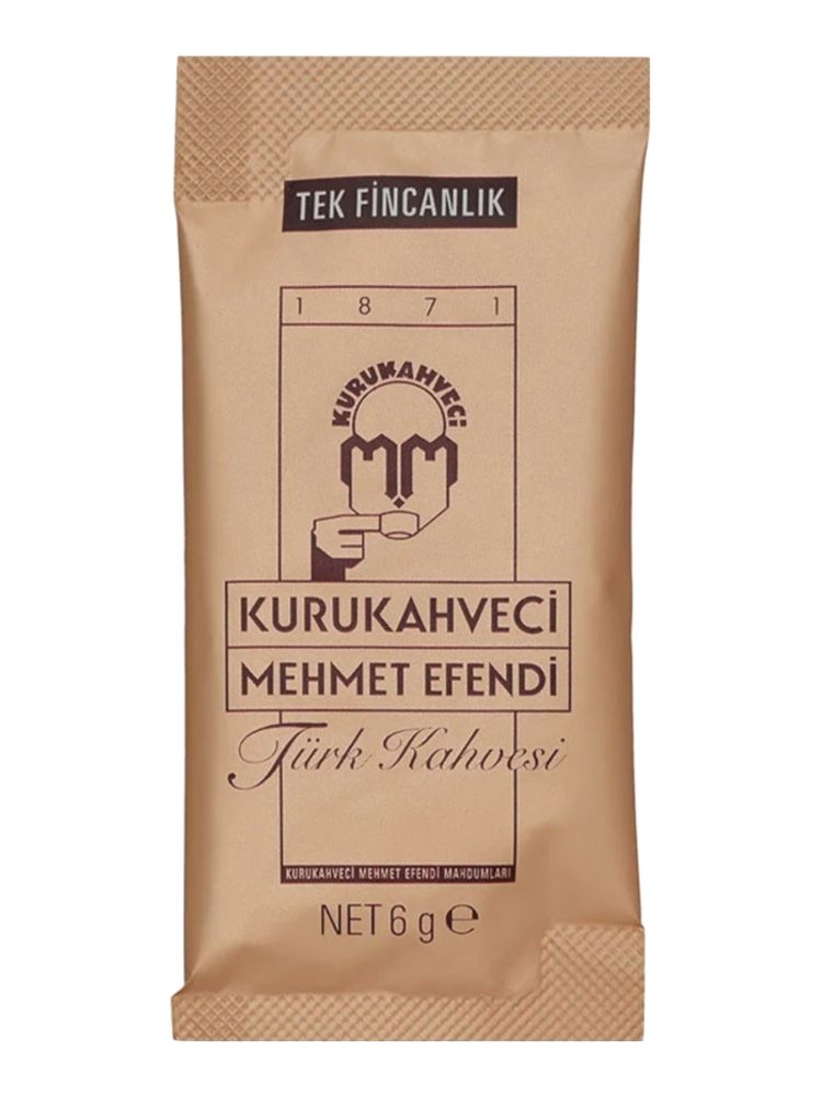 Кофе молотый Kurukahveci Mehmet Efendi 6 гр х 12 шт x 12 уп