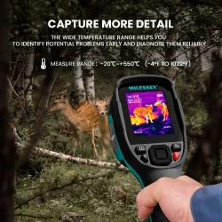 Строительный Тепловизор Mileseey TR256E, 256*192 Ручной HD Для Поиска Утечек, Точное Измерение Температур