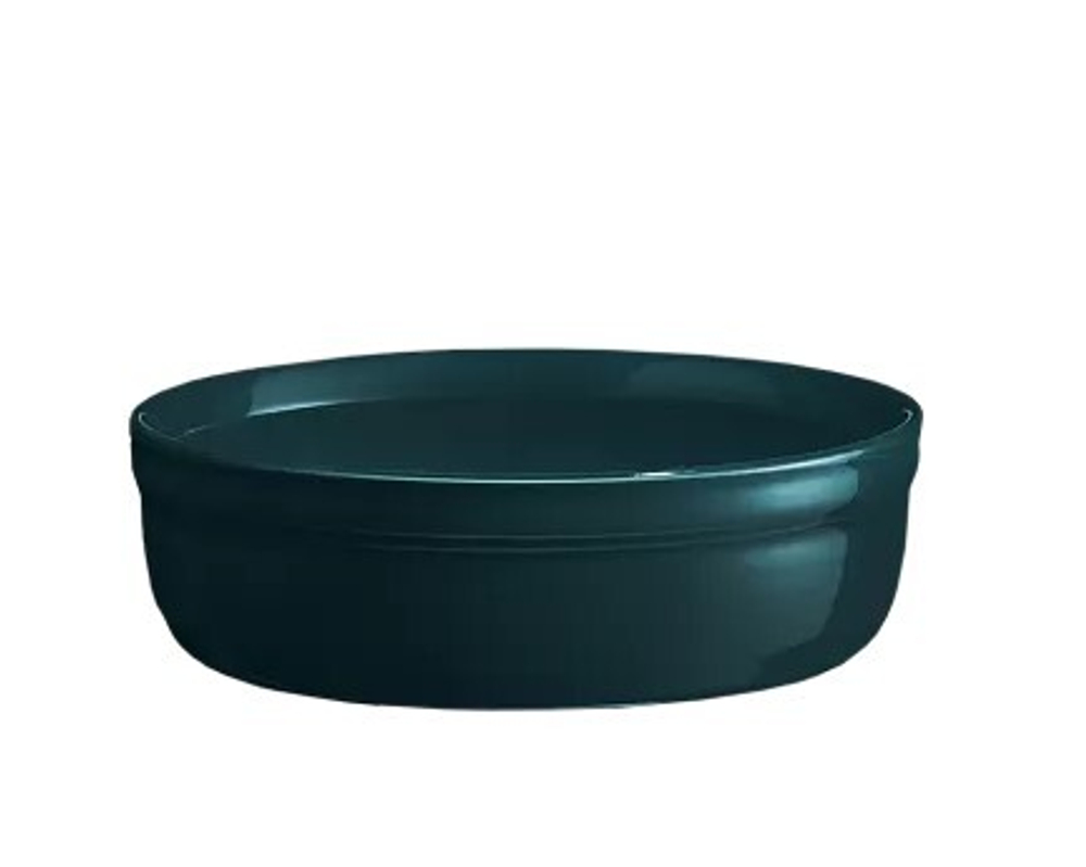 Форма для запекания и подачи 150 мл. d=120 мм. h=35 мм. синяя керам Emile Henry /1/6/