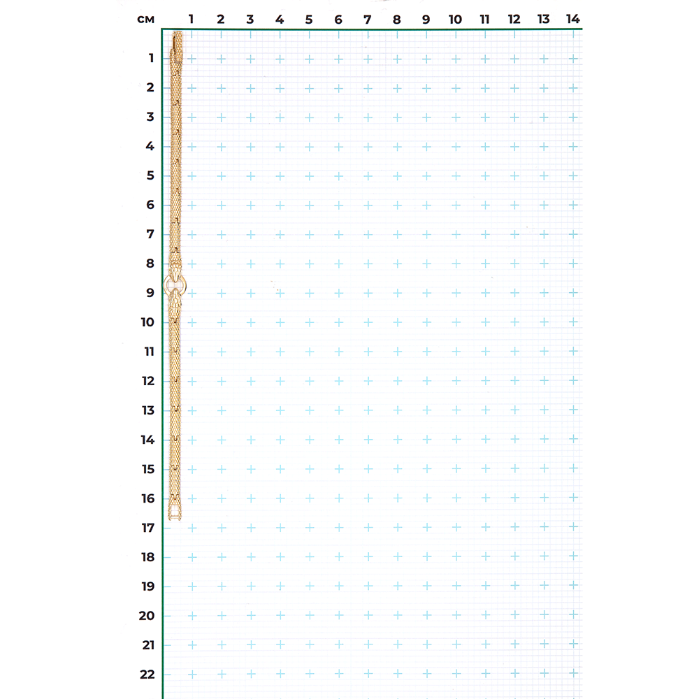 Браслет «Амфисбена» из лимонного золота