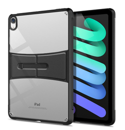 Легкий защитный бампер чехол для планшета iPad Mini 6 с 2021 года, черный цвет, с магнитной подставкой