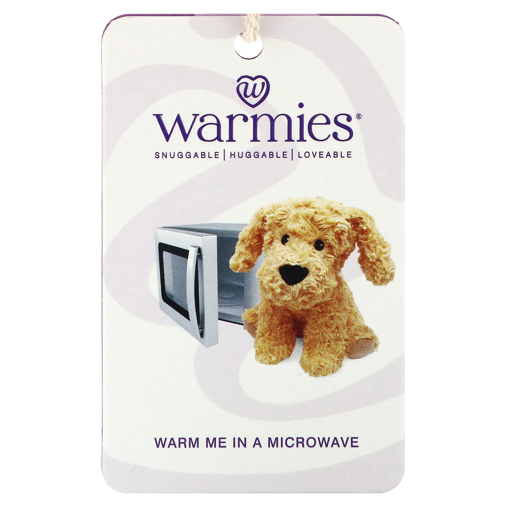 Warmies, Golden Dog, с подогревом, утяжеленный мягкий плюш, 1 шт.